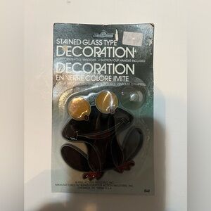 Stained Glass Frog Wall Decor